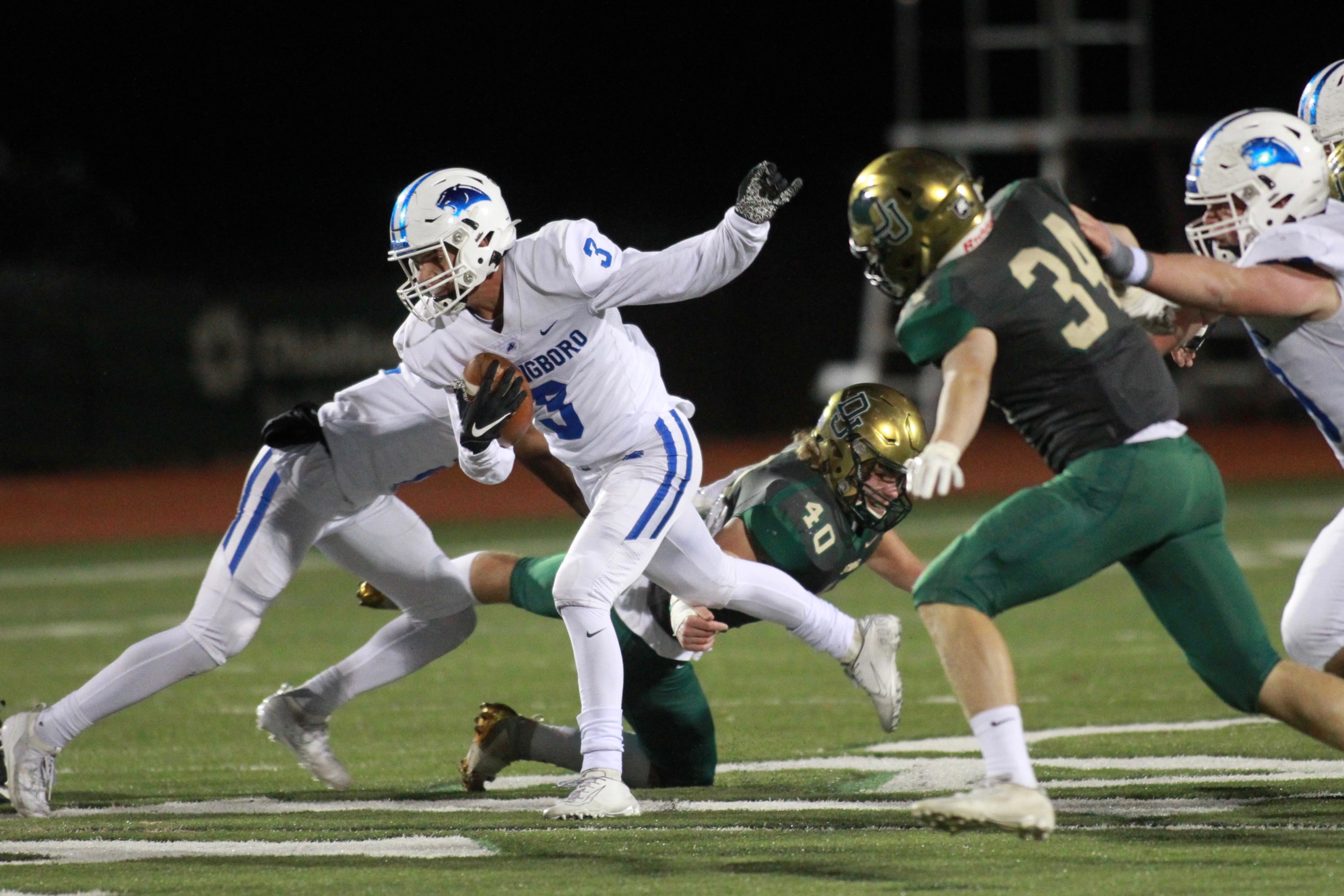 Springboro against Dublin Jerome in the first round of the Division 1, Region 2 playoffs on Friday, Nov. 8, 2019, in Dublin.