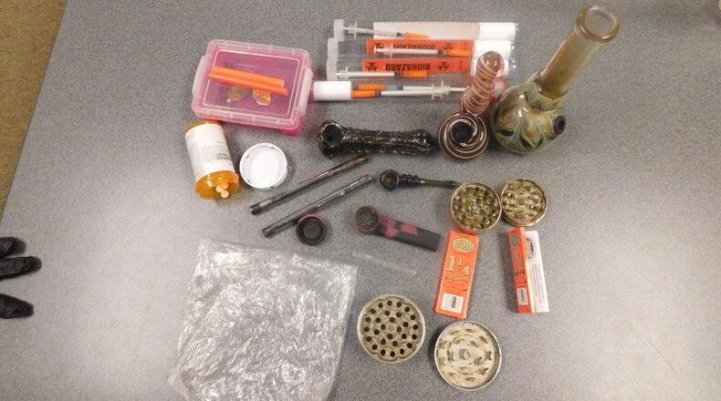 Deputies recovered several drug-related items following multiple new arrests in Mercer County. The arrests came after 37 people were indicted on drug-related charges in the county. (Contributed Photo/Mercer County Sheriff's Office)