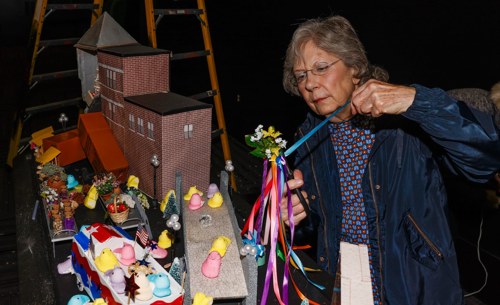Peeps Display at the Heritage Center 