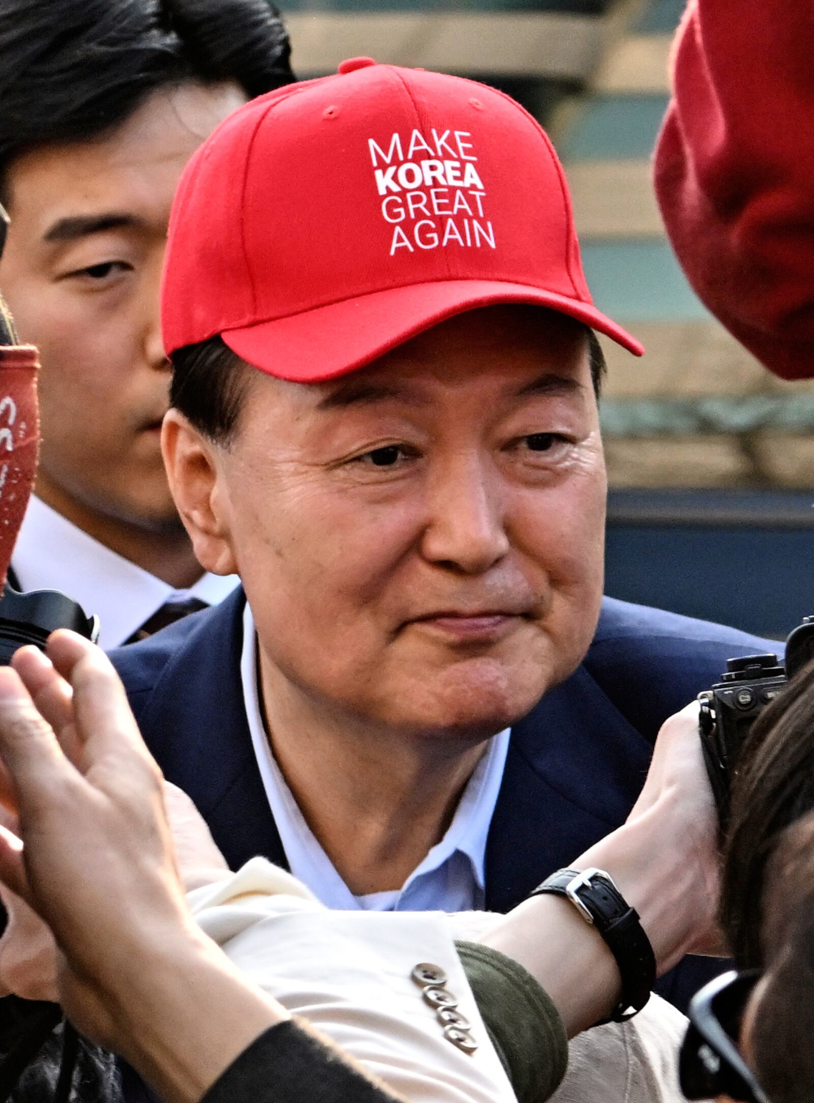 South Korea's ousted president Yoon Suk Yeol leaves his official residence in Seoul, South Korea, Friday, April 11, 2025. (Song Kyung Seok/Pool Photo via AP)