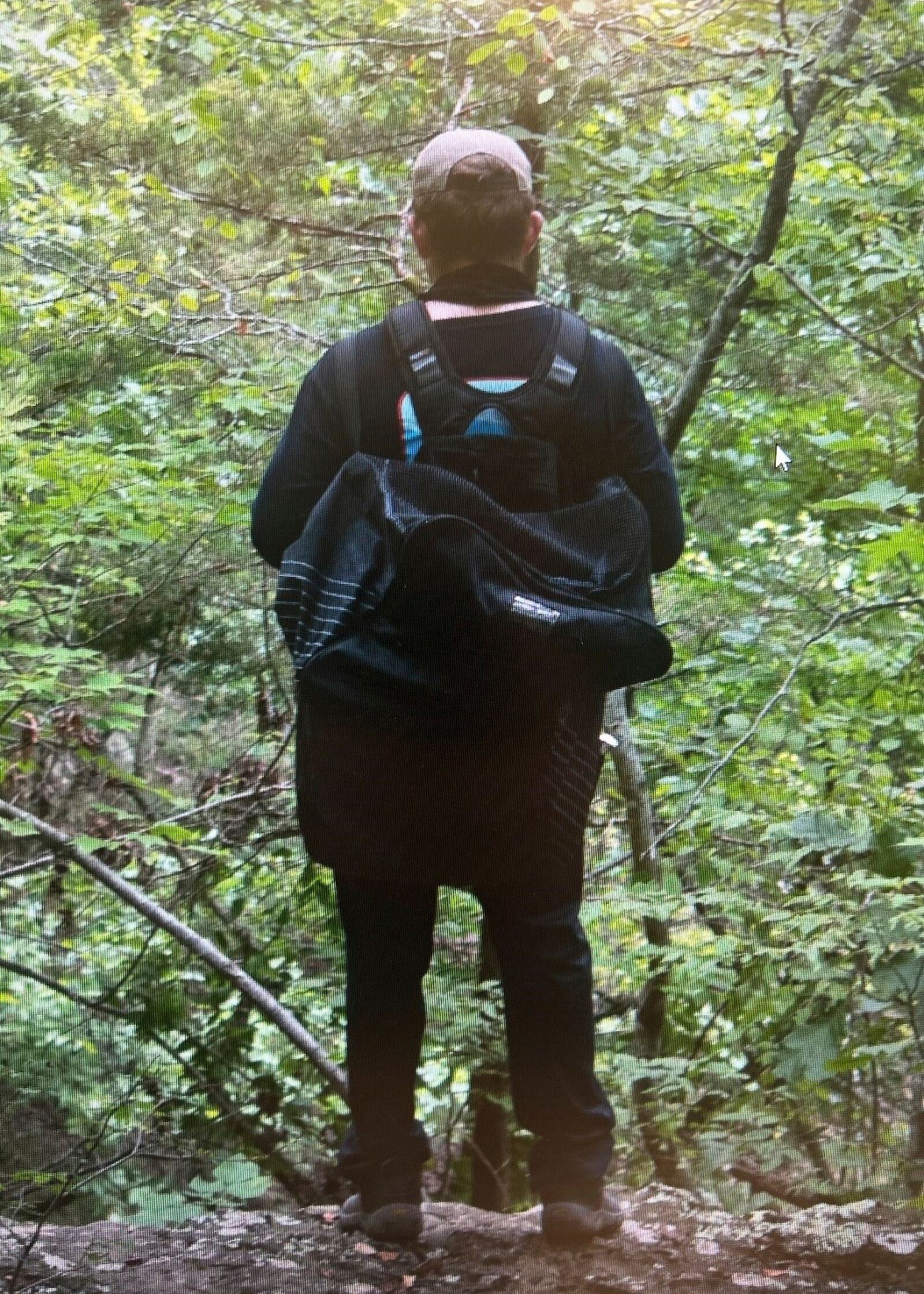 This undated image provided by the Arkansas State Police on July 29, 2025 shows a man whom investigators are asking the public to help identify in connection with a double homicide at Devil's Den State Park. (Arkansas State Police via AP)