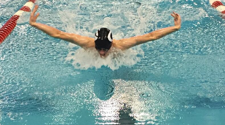Greenon sophomore Calvin Wise qualified for the Division II swimming and diving state championships in both the 200-yard individual medley and the 100 breaststroke.Contributed photo