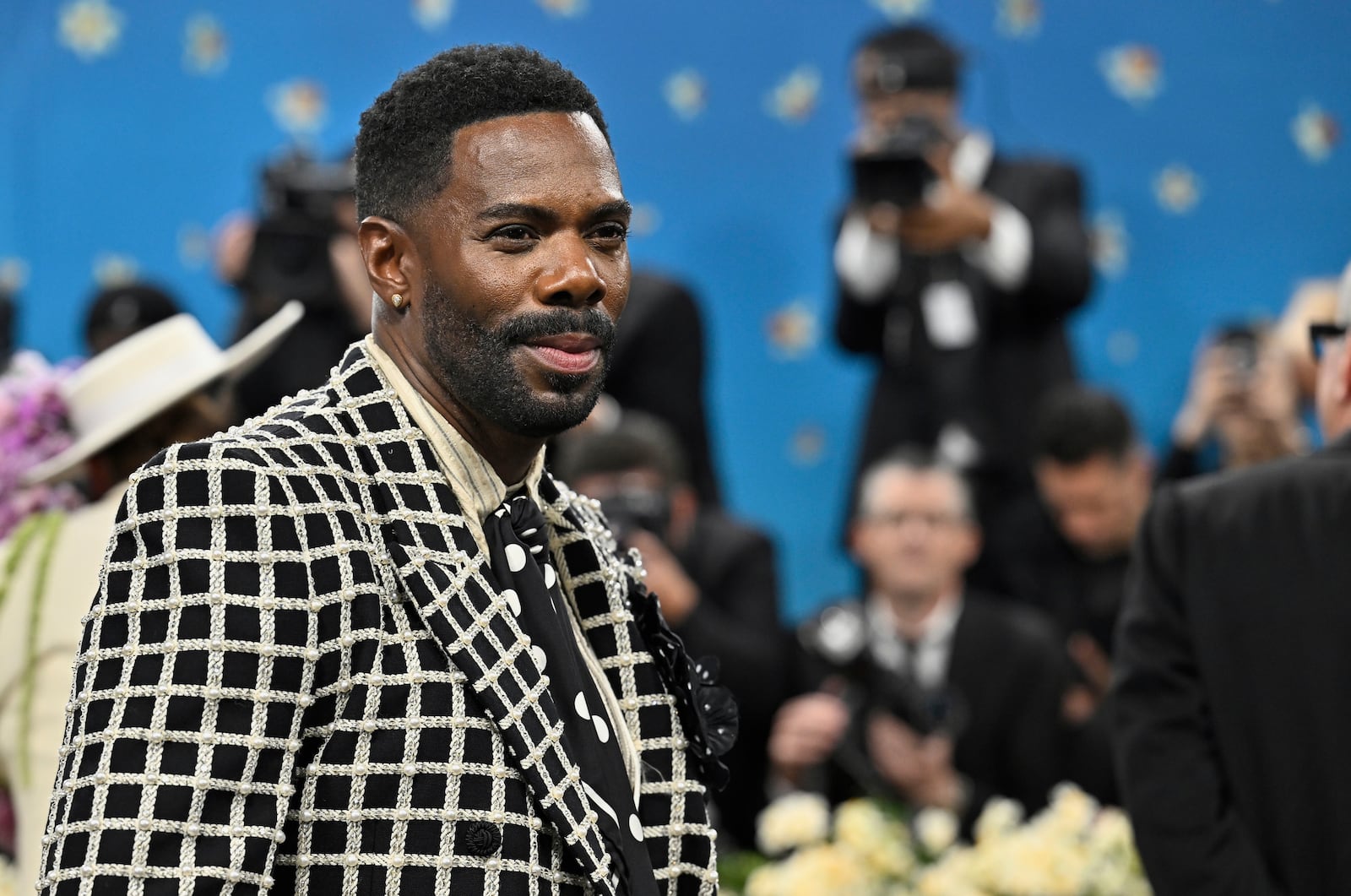 Colman Domingo attends The Metropolitan Museum of Art's Costume Institute benefit gala celebrating the opening of the "Superfine: Tailoring Black Style" exhibition on Monday, May 5, 2025, in New York. (Photo by Evan Agostini/Invision/AP)