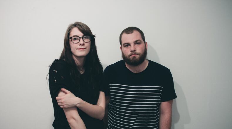 Springfield-based indie pop duo the Florals, Brenna Myers (left) and Alexander Scaglia, released what could be its final CD, “The Florals Are Dead Now,” on Poptek Records on May 19. CONTRIBUTED
