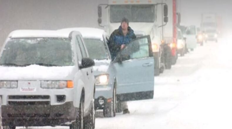 The Miami Valley was hit by a heavy snow on Valentine’s Day 2007.