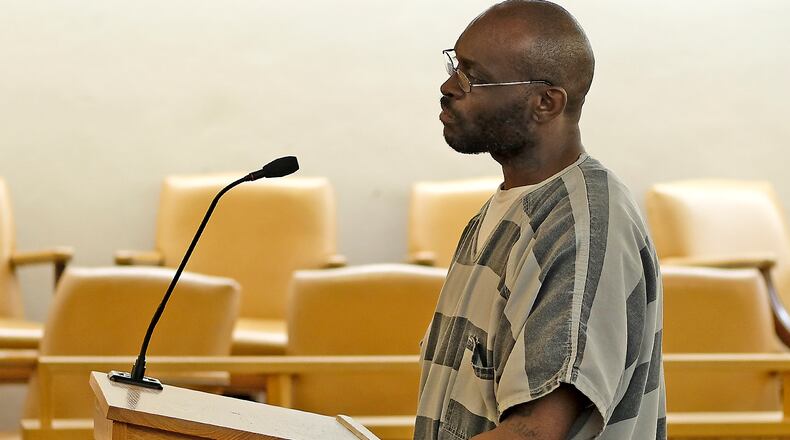 James Ragland is arraigned in Municipal Court Friday, March 31, 2017. Bill Lackey/Staff