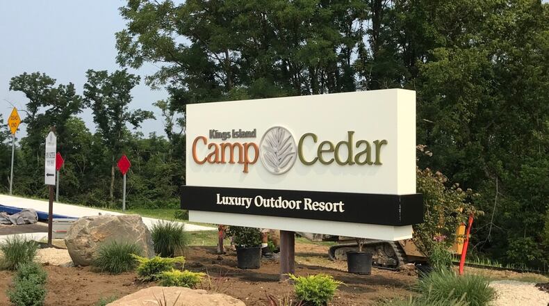 The entrance to Camp Cedar at Kings Island in Warren County. WCPO
