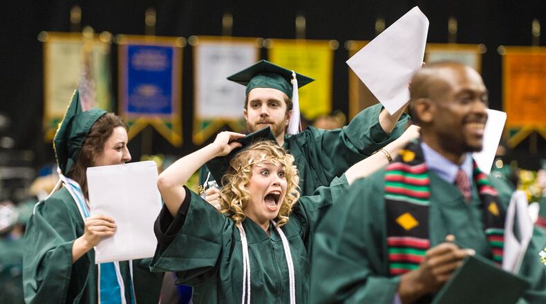 College graduates from both Wright State and UD left school with more in student loan debt than the state average, a recent study found.