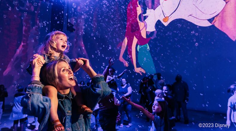 "Immersive Disney Animation" will drop Disney lovers right into their favorite animated films in Columbus through June. PHOTO BY KYLE FLUBACKER