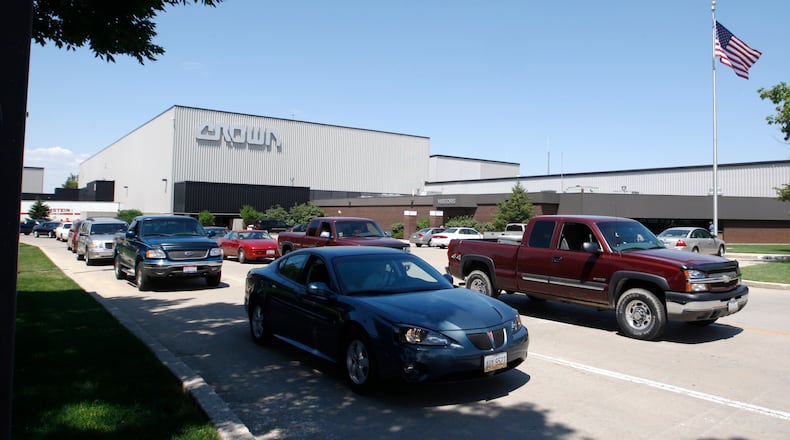 Crown Equipment Corp.’s New Bremen headquarters. STAFF PHOTO