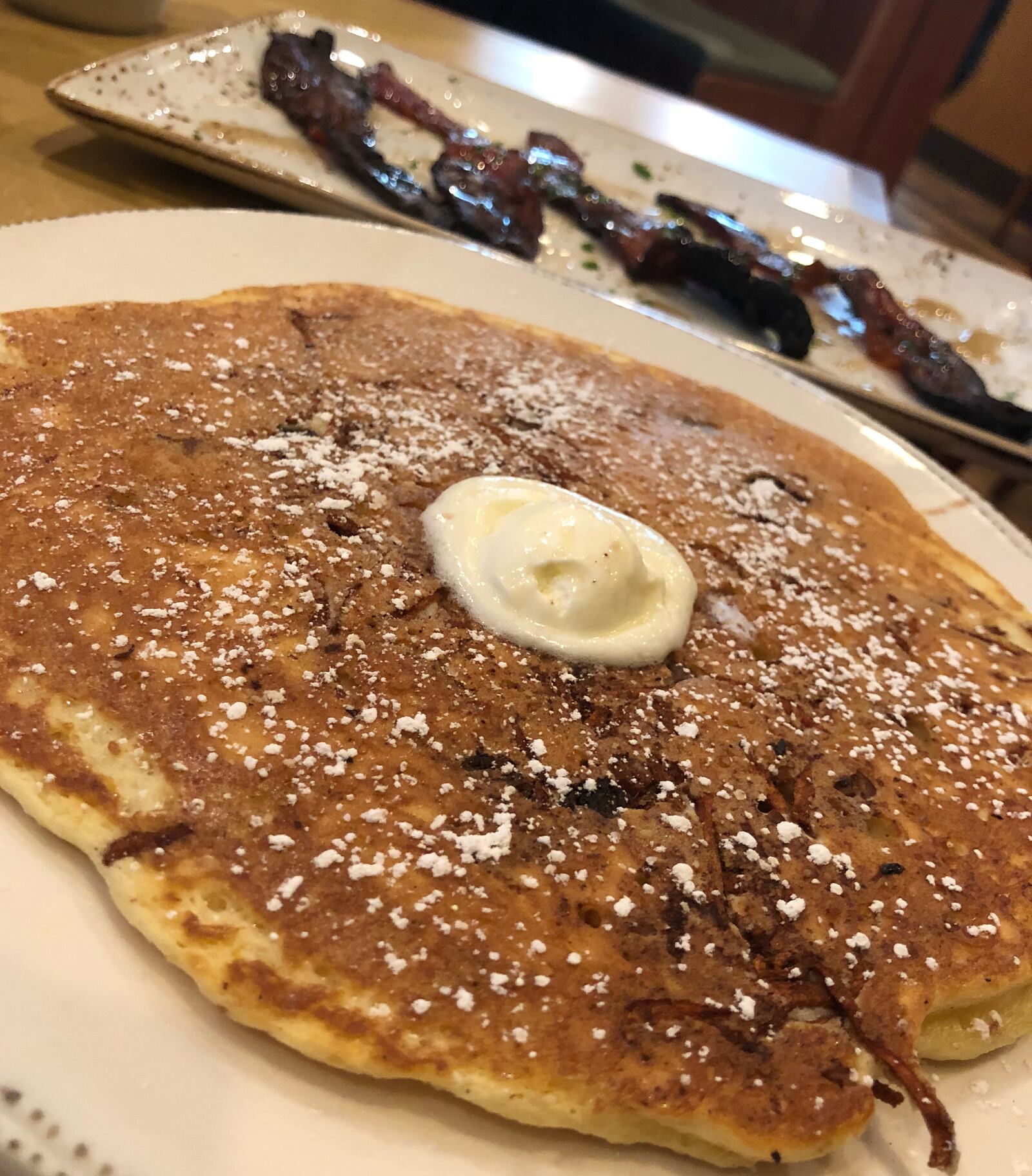 First Watch offers carrot cake pancakes as one of their menu items off 'The Middle Griddle' STAFF PHOTO / ALLEGRA CZERWINSKI