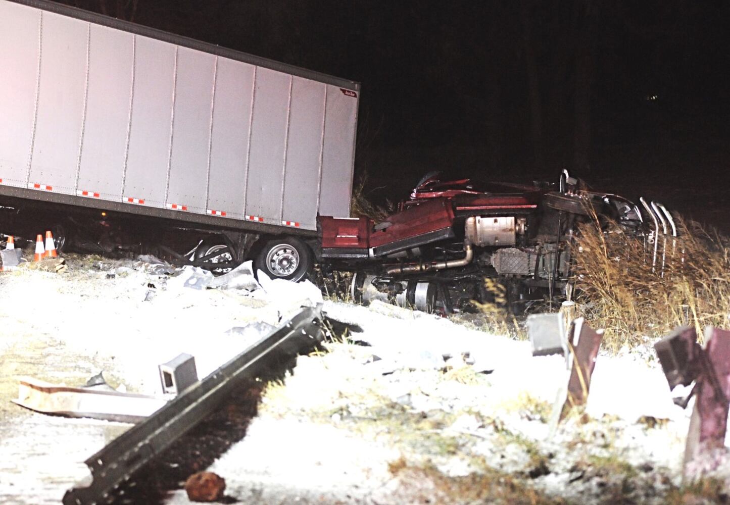 One killed after semi strikes Mad River Twp. medical vehicle
