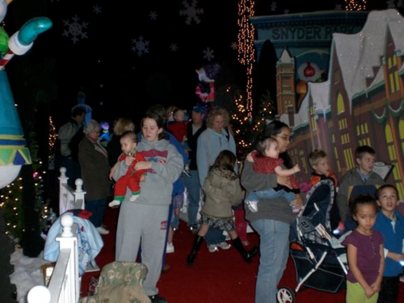 Santa visits Springfield