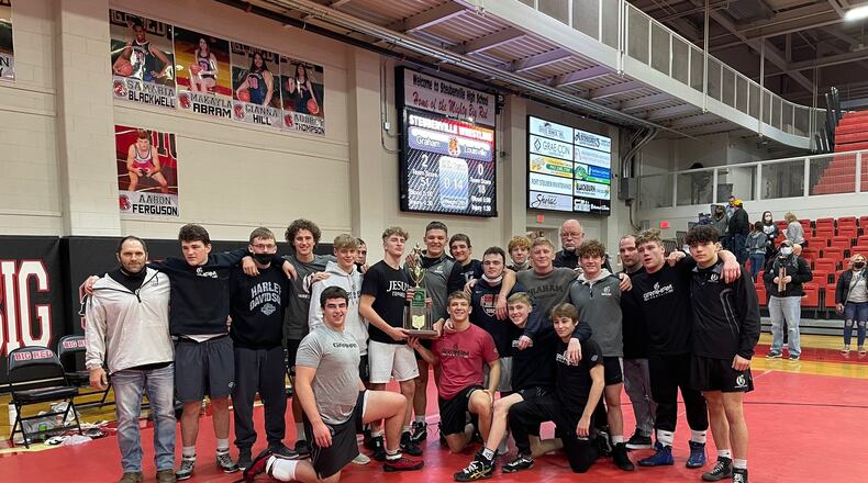 Graham won the Division II dual team state championship Saturday at Steubenville High School. Contributed