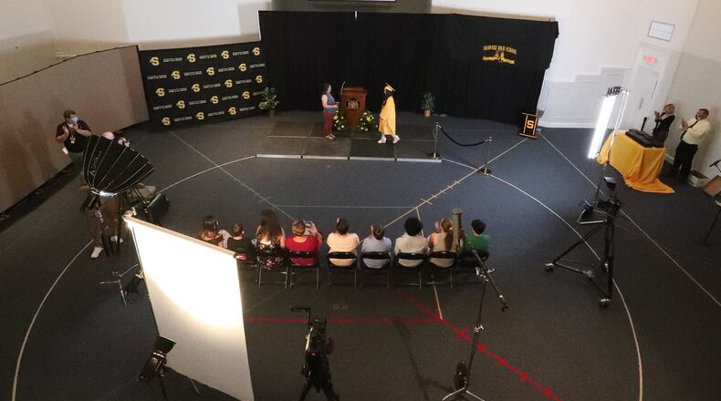 Clark-Shawnee held individual graduations for the class of 2020 earlier this year. BILL LACKEY/STAFF