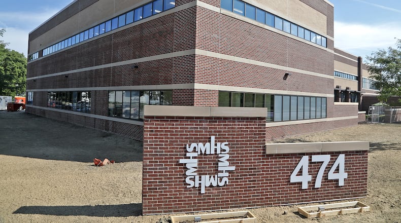 Springfield Mental Health Services with the new addition Thursday, August 18, 2022. BILL LACKEY/STAFF