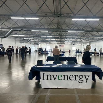 Invenergy held its second public information hearing Sept. 30 at the Clark County Fairgrounds on the 180-megawatt Sloopy Solar Energy Center proposed in Harmony Twp. between South Charleston and South Vienna. Contributed