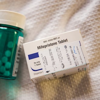 Prescriptions of the abortion medications mifepristone and misoprostol, March 1, 2023. (Adria Malcolm/The New York Times)