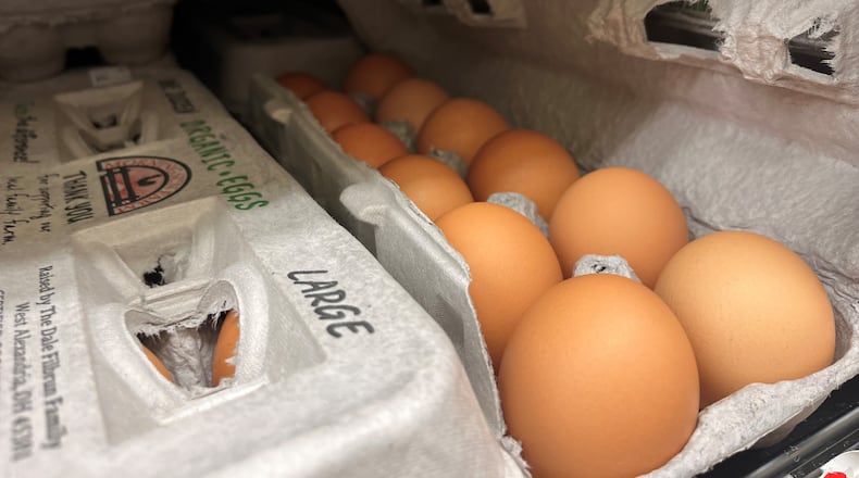 Eggs are among the foods that have seen a rise in price. CORNELIUS FROLIK / STAFF