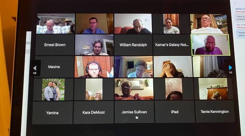 Simunye, a group of local clergy members, called a citywide prayer meeting on Friday, Jan. 8 in the wake of the chaotic storming of the U.S. Capitol on Jan. 6. About 30 people participated with local ministers and pastors leading. Contributed photo