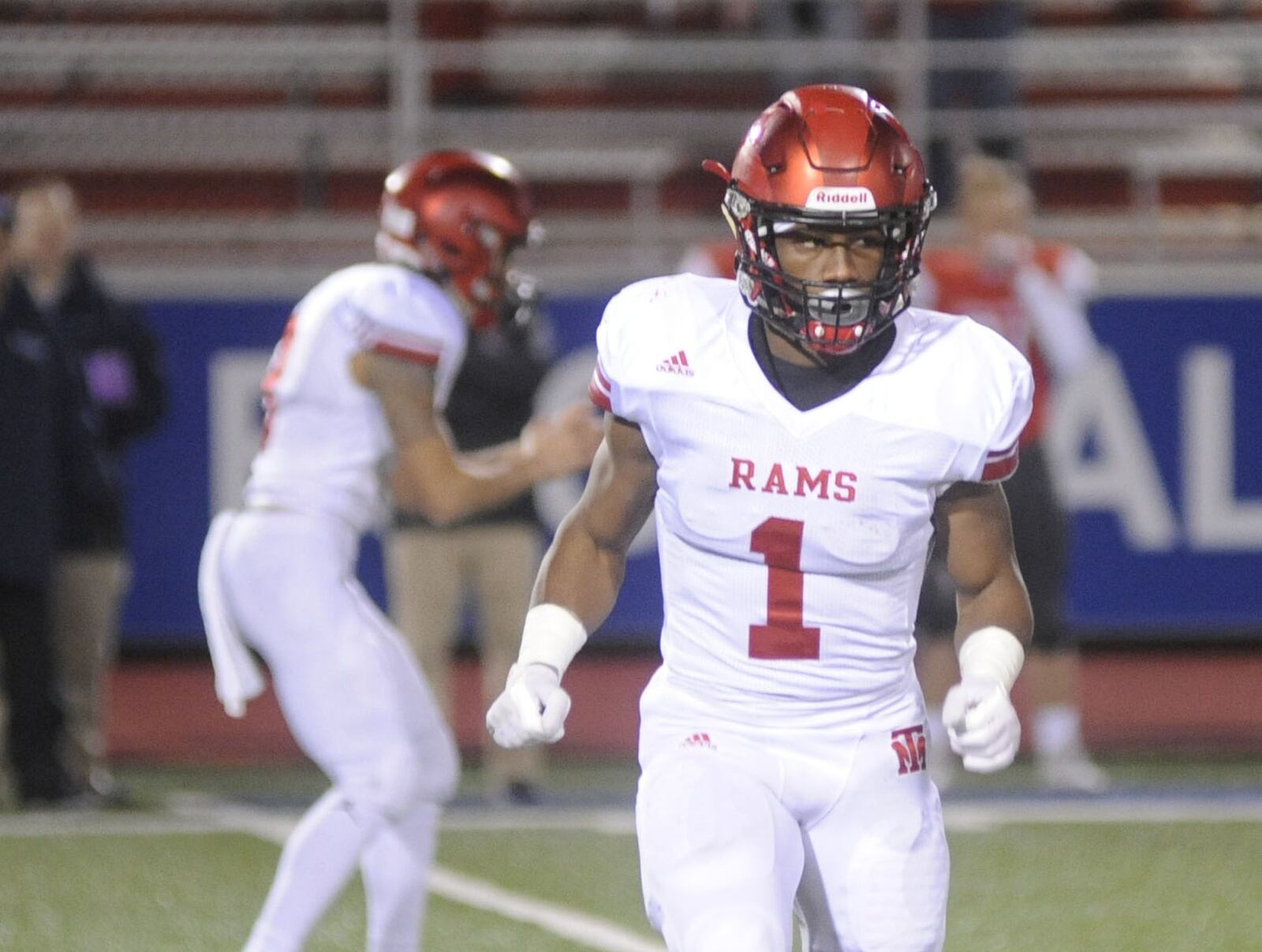 Trotwood RB Ra’veion Hargrove. Trotwood-Madison defeated Toledo Central Catholic 16-7 in a D-III high school football state semifinal at Piqua on Friday, Nov. 24, 2017. MARC PENDLETON / STAFF