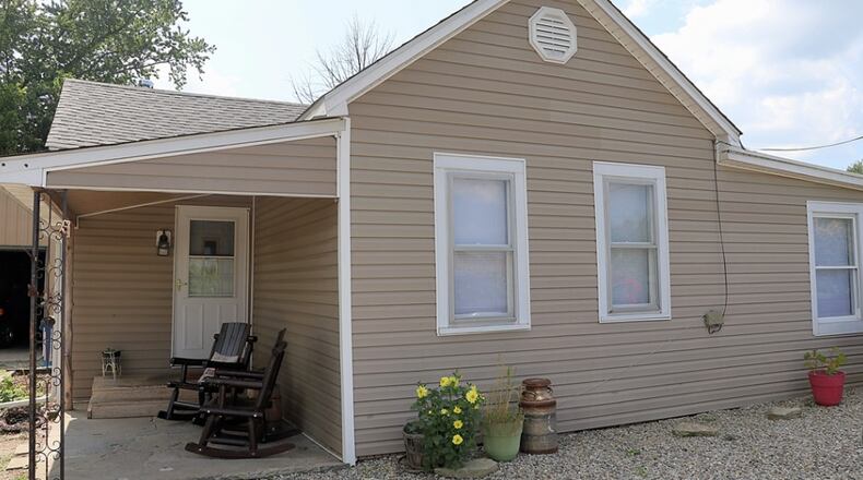 A vinyl-sided bungalow at 10990 Wengerlawn Road in Clay Twp. has about 1,028 square feet of living space. CONTRIBURED