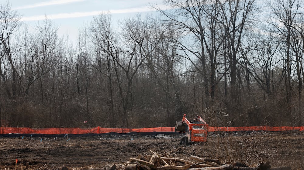 A view of the progress on Springfield-Clark Career Technology Center's new facility on Friday, Feb. 27, 2026, in Springfield. JOSEPH COOKE/STAFF