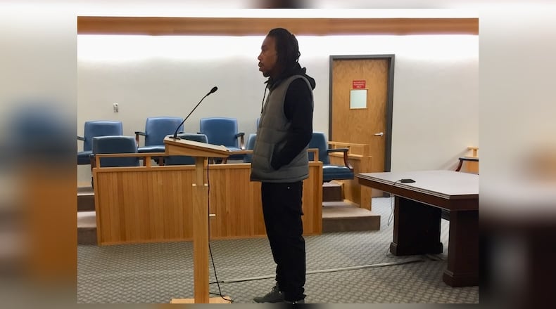 Derrick Wilford appears in Clark County Municipal Court. Jeff Guerini/Staff