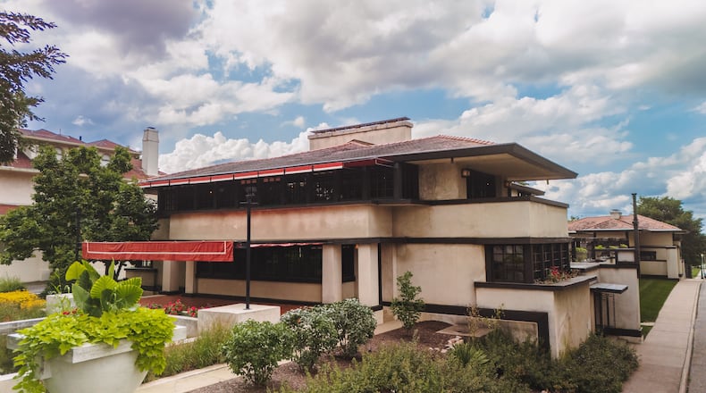 In recognition of the 20th anniversary of the renovation project that restored the Westcott House to resemble more of what it looked like when it was designed by celebrated architect Frank Lloyd Wright, the organization will offer programs for the rest of 2025 to celebrate it.  NICK BROWN/CONTRIBUTED