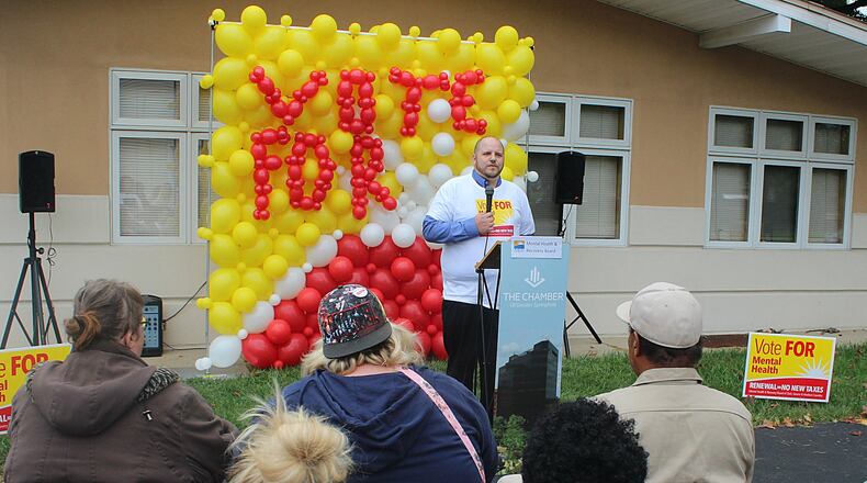 Joe Weikert shares his story of how he received help from Mental Health and Recovery Board of Clark, Greene, and Madison Counties. JEFF GUERINI/STAFF