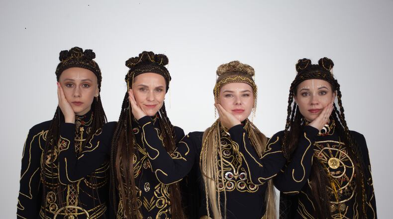Ukrainian folk group YAGÓDY brings its mesmerizing sound to Yellow Springs for the first time this spring. The show is April 3 at the Foundry Theater, 2025. CONTRIBUTED PHOTO: YAGÓDY
