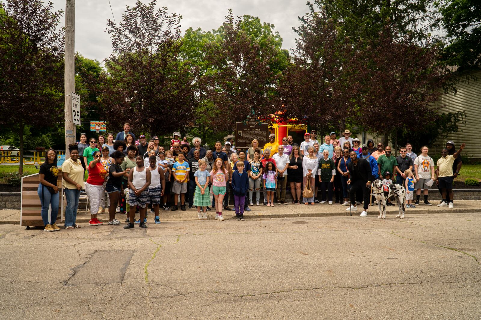 The Conscious Connect, a Springfield-based nonprofit focused on education, culture and health, hosted a marker dedication ceremony and block party on June 8 at the pocket park, 1615 Woodward Ave., to honor Sully Jaymes, one of Springfield’s first Black attorneys. Contributed/Photo by Love’Yah Stewart.