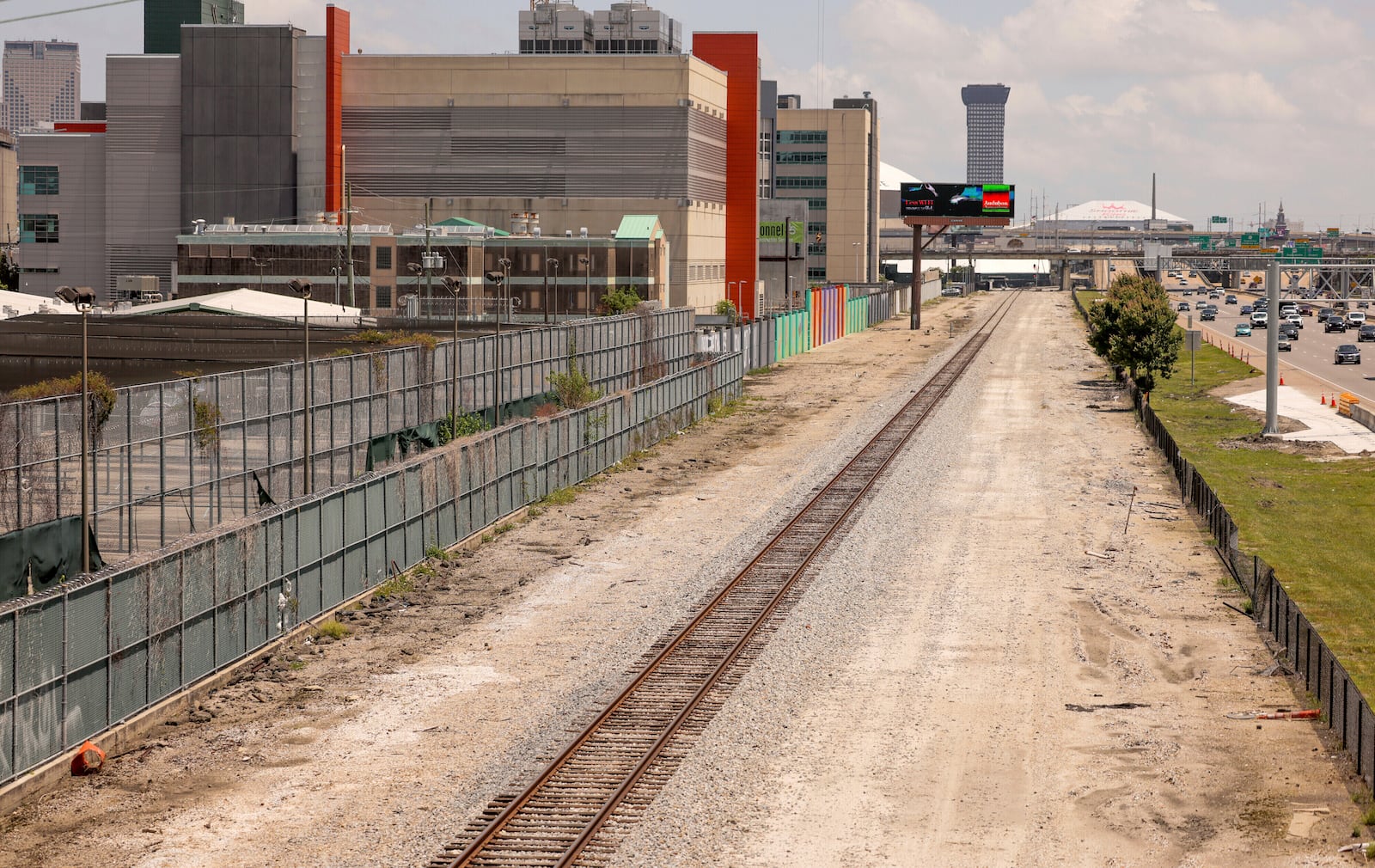 FILE - The Orleans Justice Center jail, left, in New Orleans is seen on Friday, May 16, 2025. (Brett Duke/The Times-Picayune/The New Orleans Advocate via AP, File)