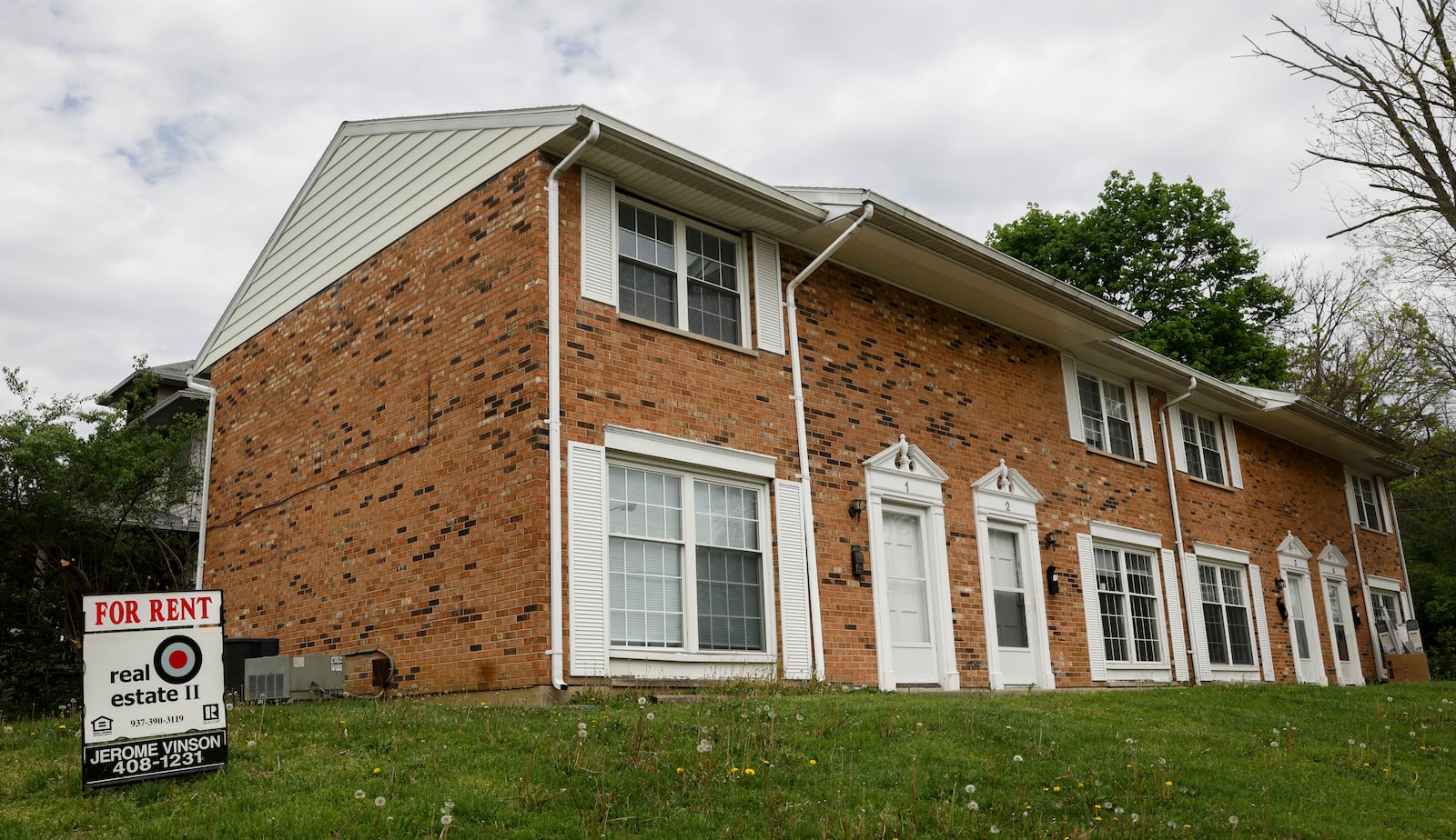 Apartments are available for rent near Wittenberg's campus on Wednesday, April 30, 2025, in Springfield. JOSEPH COOKE/STAFF