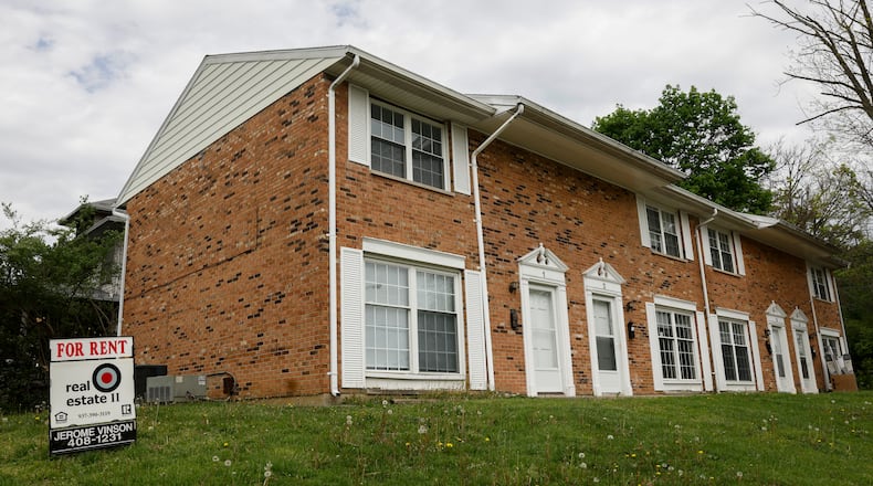 Apartments are available for rent near Wittenberg's campus on Wednesday, April 30, 2025, in Springfield. JOSEPH COOKE/STAFF