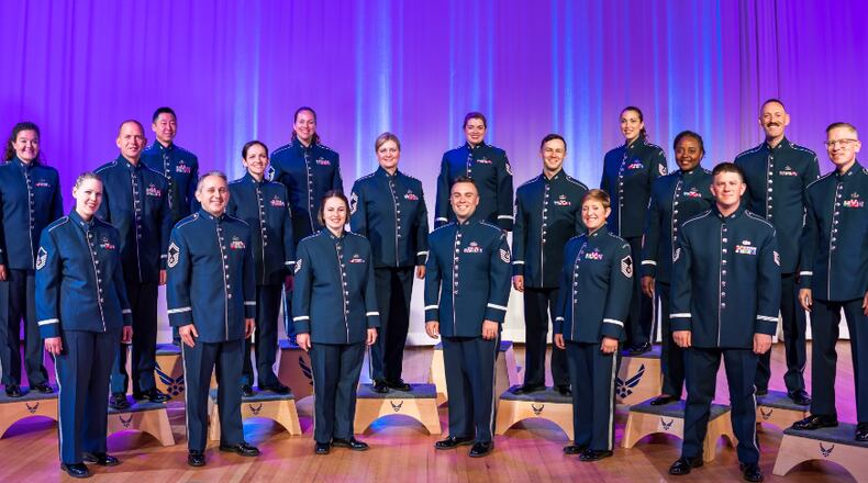 The Singing Sergeants are one of the six performing ensembles within The United States Air Force Band, the premier musical organization of the U.S. Air Force. Stationed at Joint Base Anacostia-Bolling in Washington, D.C., The United States Air Force Band honors those who have served, inspires American citizens to heightened patriotism and service, and connects with the global community on behalf of the U.S. Air Force and the United States of America. CREDIT: U.S.A.F. BAND