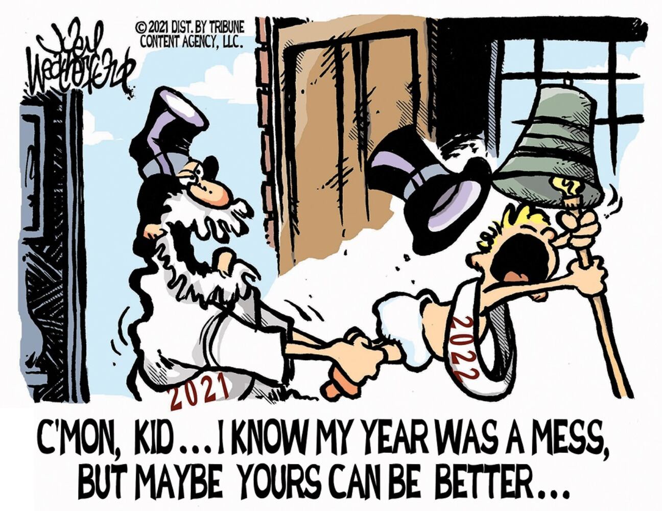 WEEK IN CARTOONS: Bidding goodbye to 2021, Betty White and more