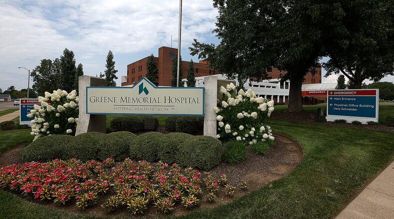 Greene Memorial Hospital in Xenia. MARSHALL GORBY\STAFF