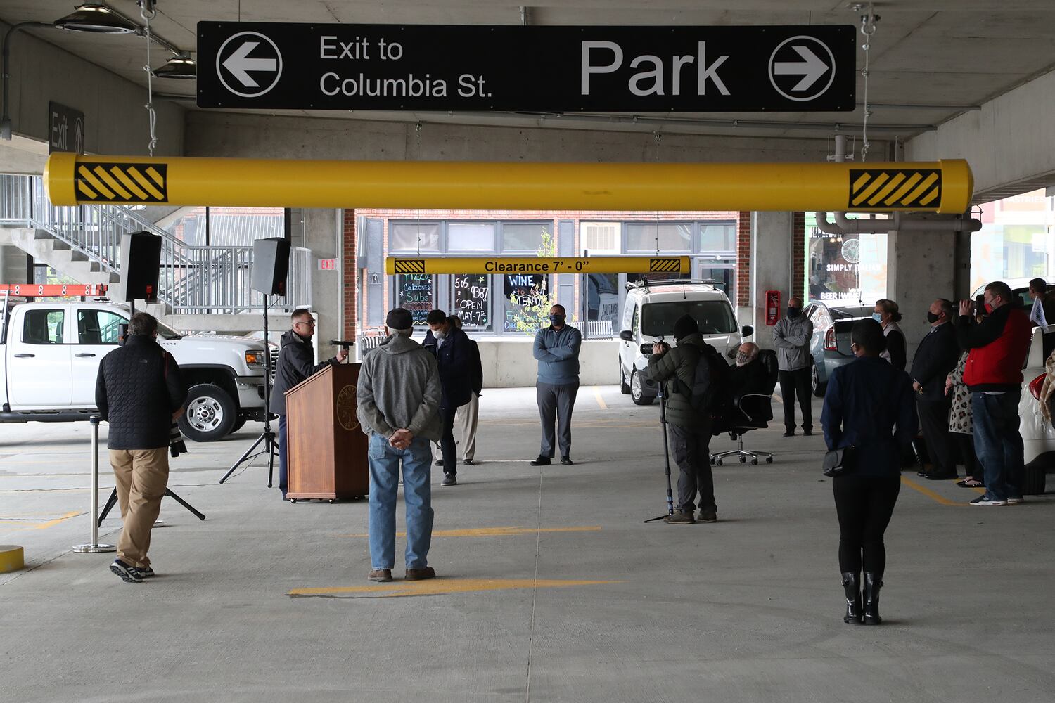 PHOTOS: Ribbon Cutting For New Parking Garage