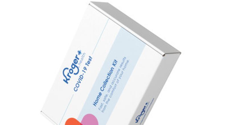 Kroger Health launches COVID-19 Test Home Collection Kit, combining the safety and convenience of at-home sample collection with the expert guidance of a telehealth consultation. Photo courtesy Kroger Health.