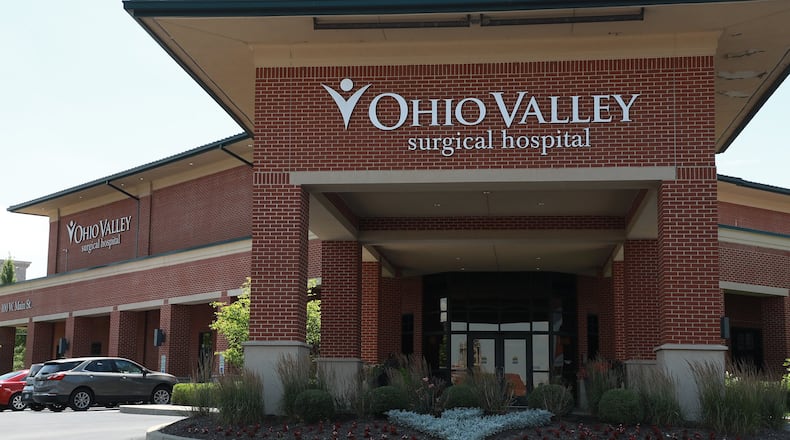 Ohio Valley Surgical Hospital's entrance. Bill Lackey/File