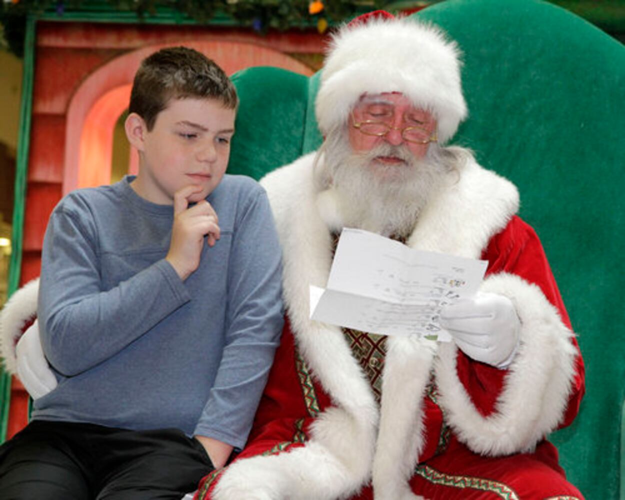 Santa Claus at Upper Valley Mall
