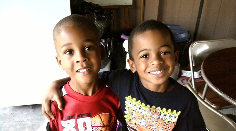 Campers Reece and Andrew enjoy their time at Camp Mimi, family fun time hosted by Terrelia Ogletree. CONTRIBUTED