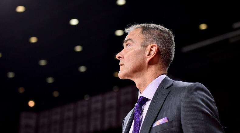 Wright State coach Scott Nagy is in his 25th season of coaching and fourth wiht the Raiders. FILE PHOTO