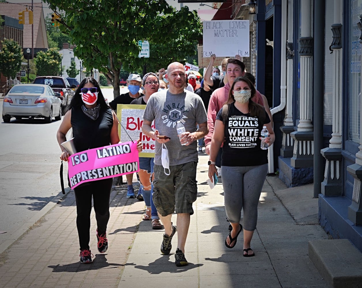 PHOTOS: Protests held in New Carlisle