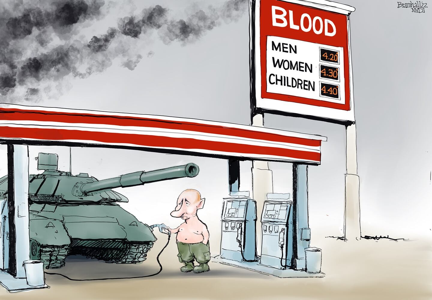 WEEK IN CARTOONS: Gas prices, Ukraine, Putin and more