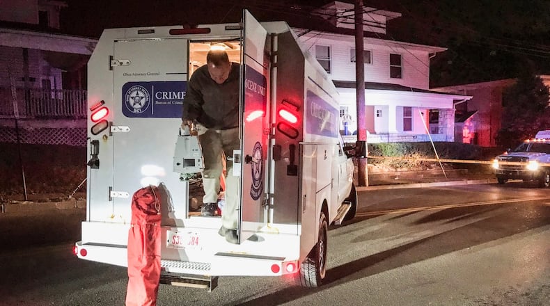 Springfield police responded to a shooting Thursday night in the first block of East McCreight Avenue, where they found a woman was shot in the head. Jim Noelker/Staff