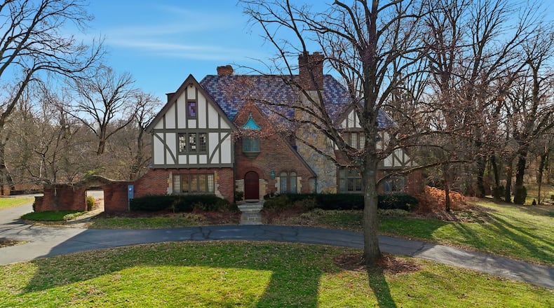 This west Kettering Tudor style home sits on 2.58 acres on a hill with woods beyond. It has 4,400 square feet of living space and was built in 1930. CONTRIBUTED
