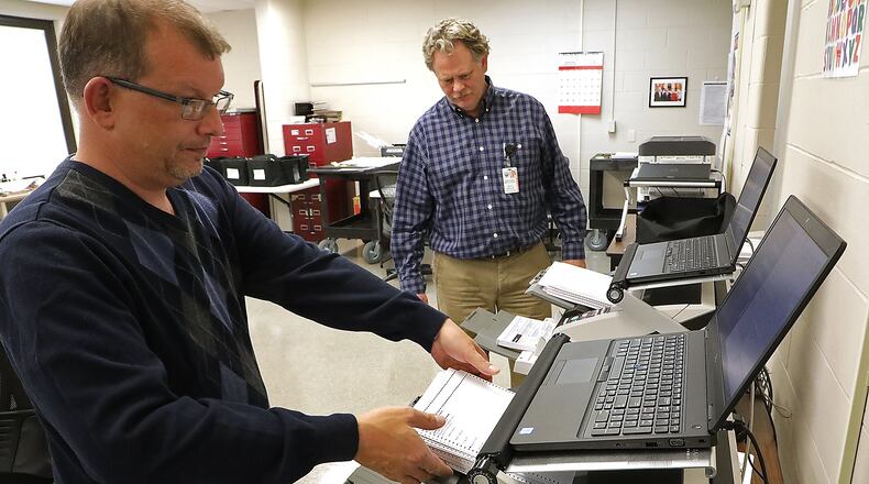 The Clark County Board of Elections will be moving one of its polling locations for the Tuesday Primary amid coronavirus concerns in the state. BILL LACKEY/STAFF