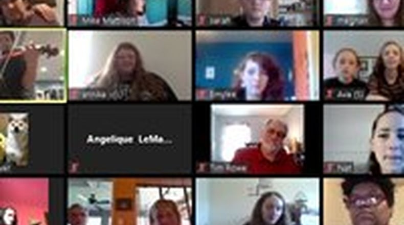 The Springfield Arts Council’s Youth Arts Ambassadors had a successful online “60-Second Talent Show” in early April and will follow up with a parents version on Tuesday, April 14. Contributed photo